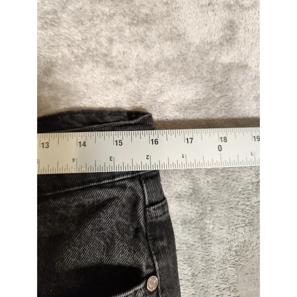 BoohooMan Jeans Mens 32X30 (Tag 32) Officialman Limited Edition Black Button Fly